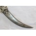 Dagger Knife Pure Silver Bidaree Hand Forged Steel Blade Engraved Khudai C682